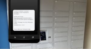 Text when opted in to Smart Lockers